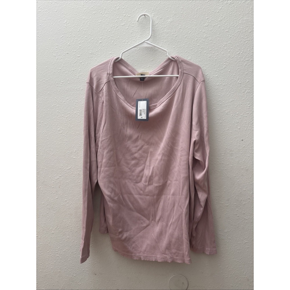 Pink Warm Mauvey Long Sleeve Woman Sz 4X Universal Thread